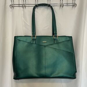 Pearl Green Laptop Tote with Dual Handles